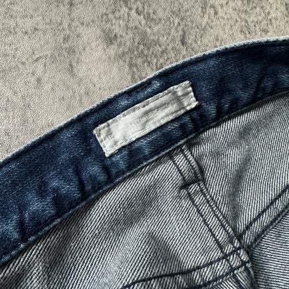 AW01 Number (N)ine “Grunge” Bootcut Denim - 269archive