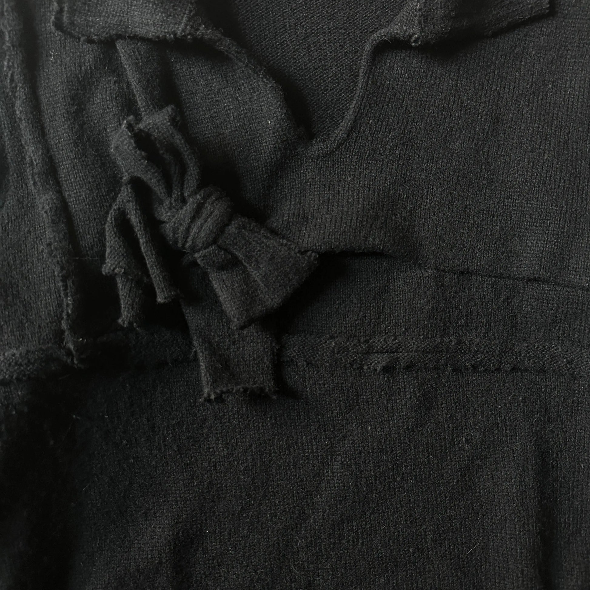 AW03 Comme des Garçons Robe de Chambre “Knot” Knitted Sweater - 269archive