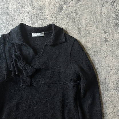 AW03 Comme des Garçons Robe de Chambre “Knot” Knitted Sweater - 269archive