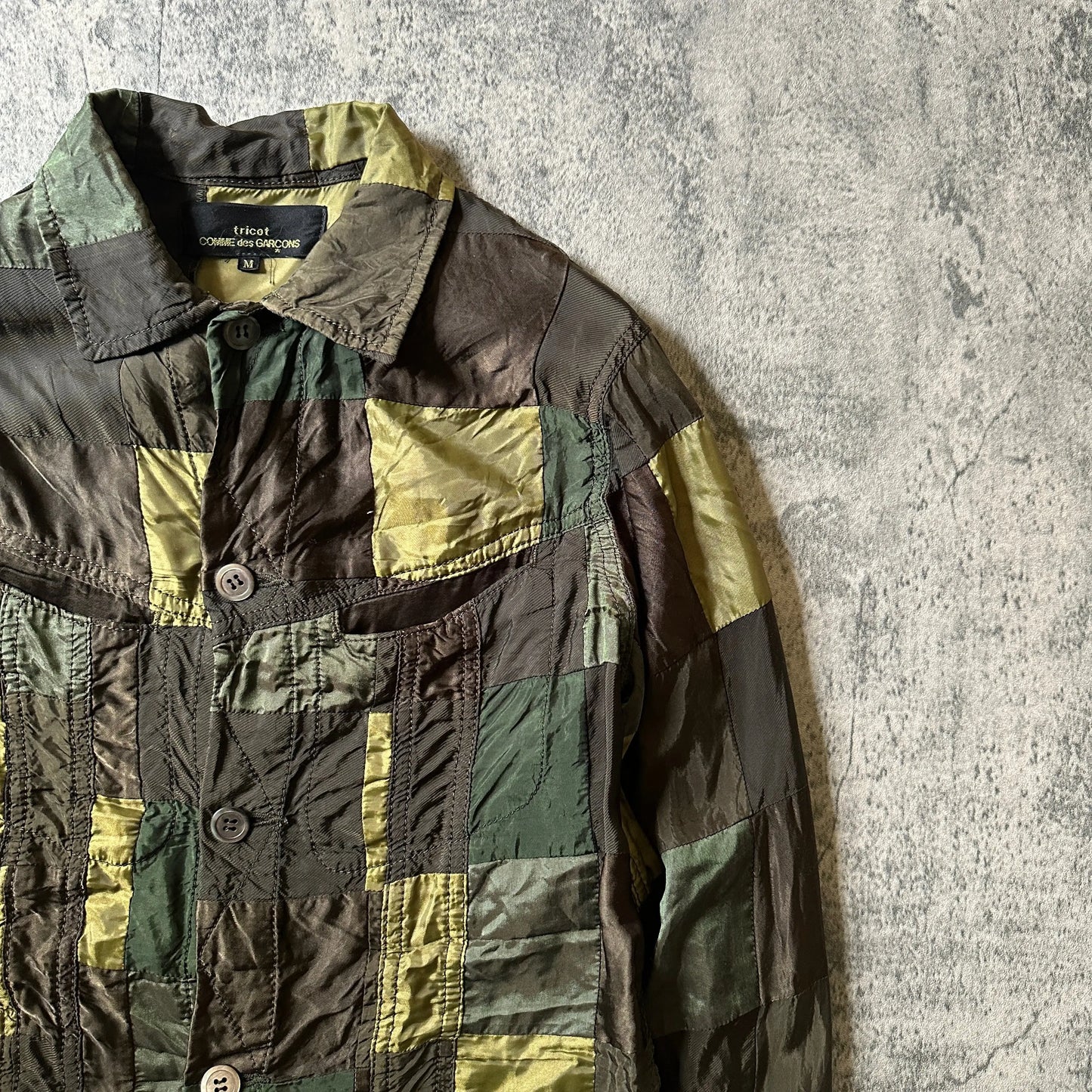 AW03 Comme des Garçons Tricot Patchwork Jacket - 269archive