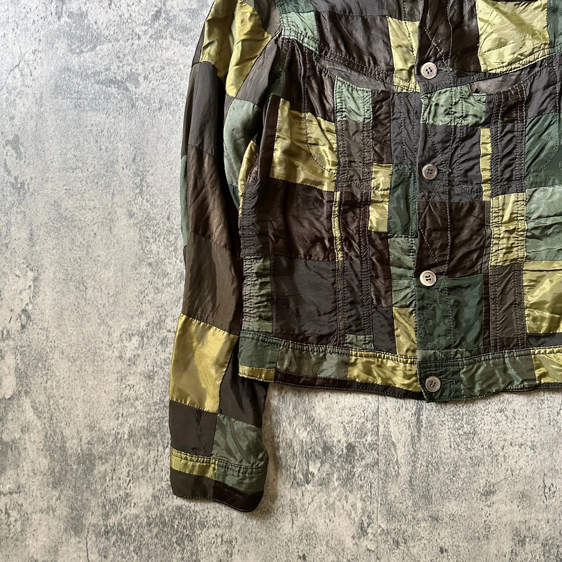 AW03 Comme des Garçons Tricot Patchwork Jacket - 269archive