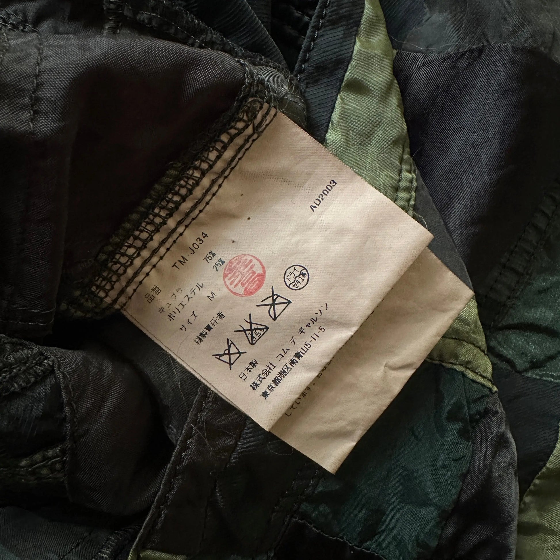 AW03 Comme des Garçons Tricot Patchwork Jacket - 269archive