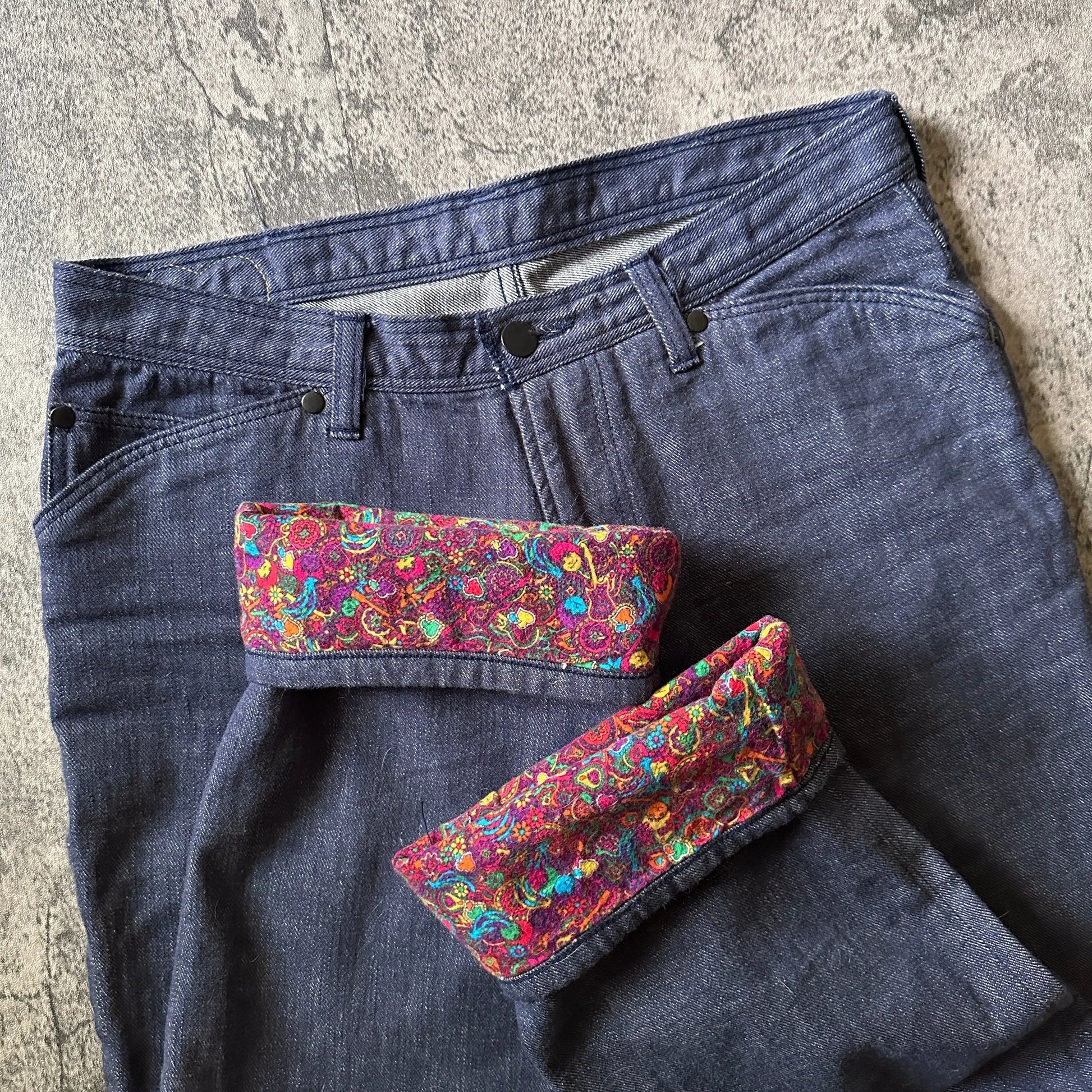 AW03 Number (N)ine Psychedelic Pain Denim - 269archive