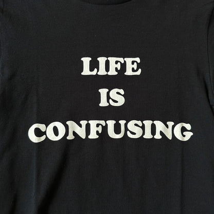 AW03 Number (N)ine “Life Is Confusing” Slogan Tee - 269archive