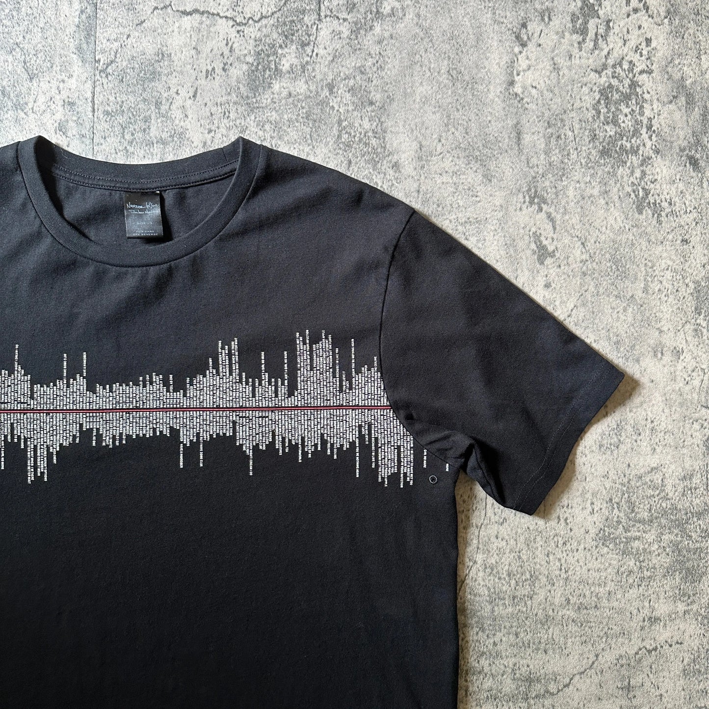 AW03 Number (N)ine “Touch Me I’m Sick” Nirvana Lyric Tee - 269archive