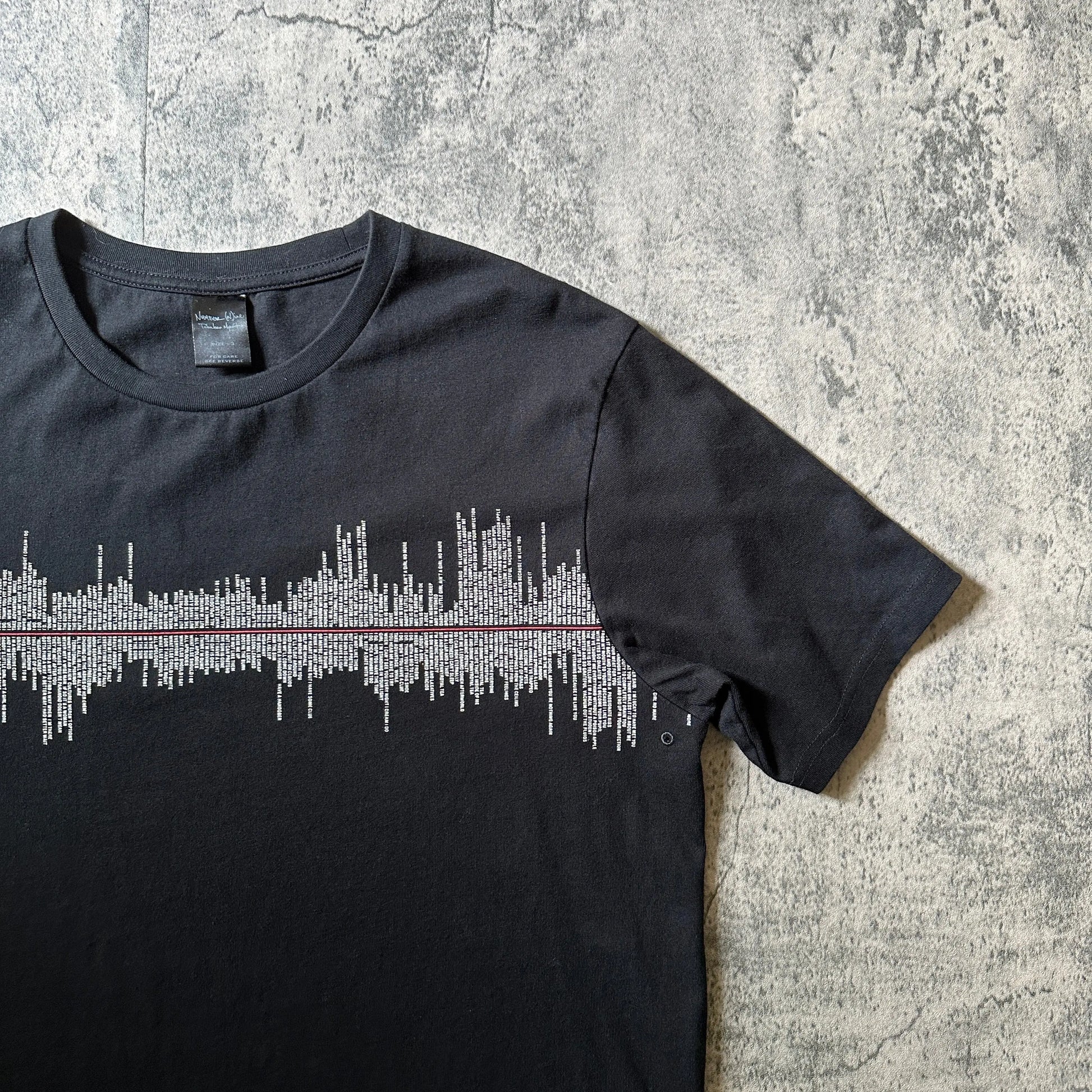 AW03 Number (N)ine “Touch Me I’m Sick” Nirvana Lyric Tee - 269archive