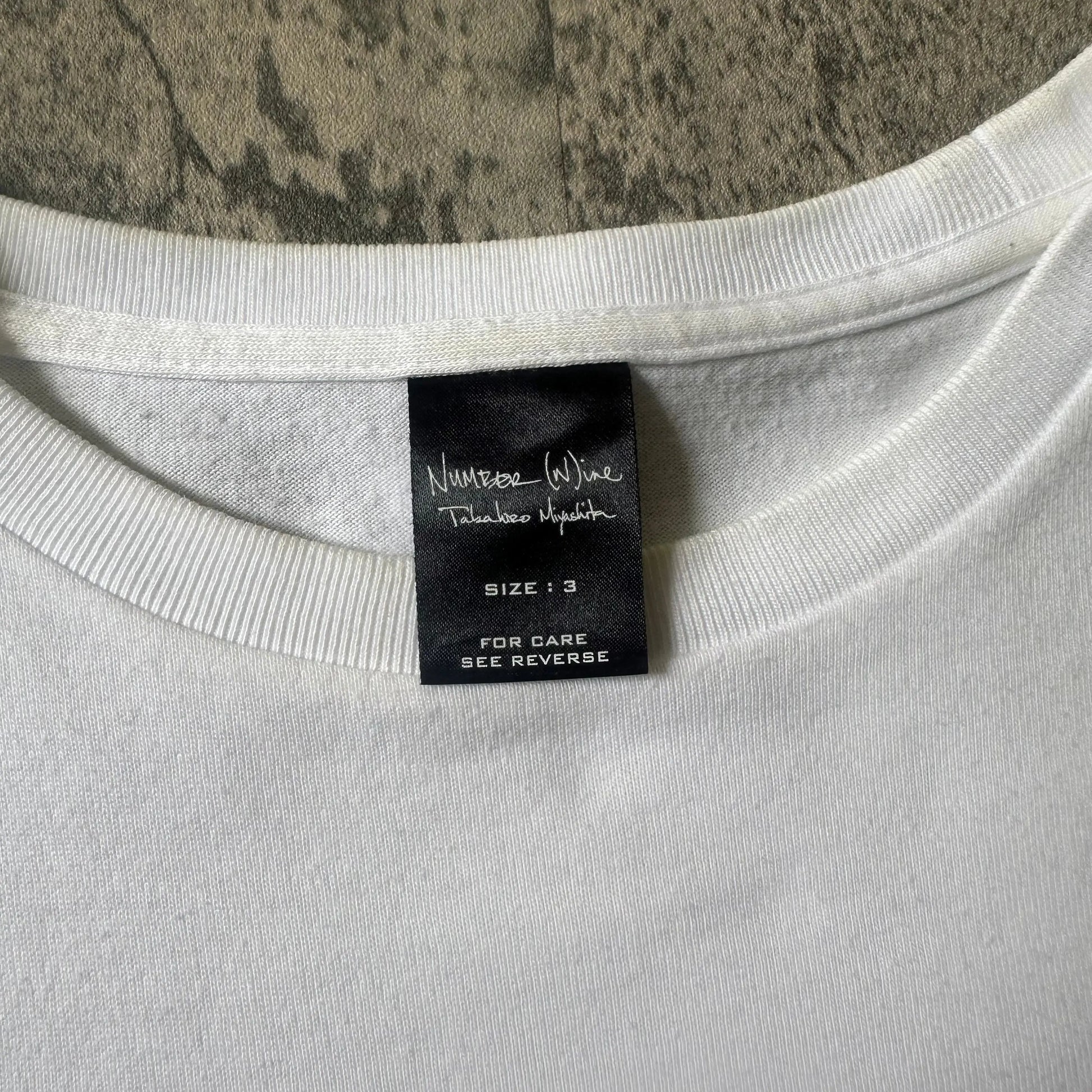 AW03 Number (N)ine “Touch Me I’m Sick” Slogan Tee - 269archive