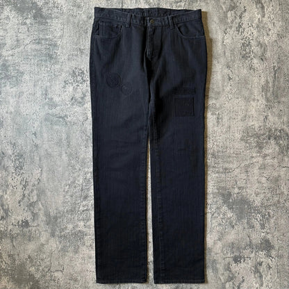 AW04 Number (N)ine “Give Peace a Chance” Patch Denim - 269archive