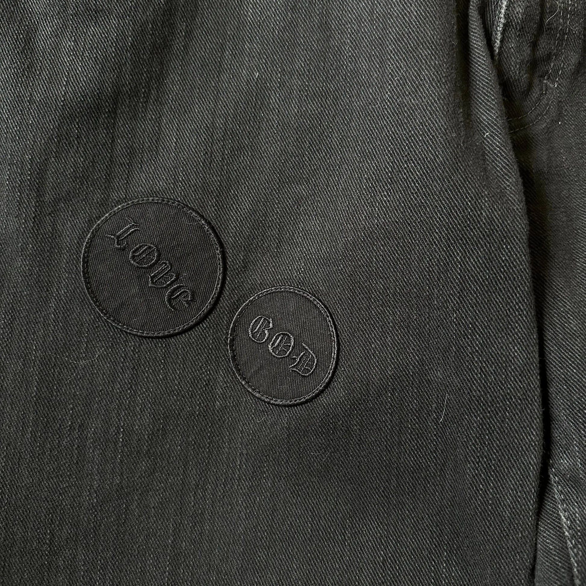 AW04 Number (N)ine “Give Peace a Chance” Patch Denim - 269archive