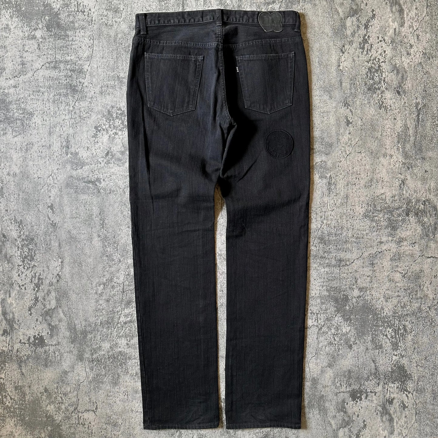 AW04 Number (N)ine “Give Peace a Chance” Patch Denim - 269archive