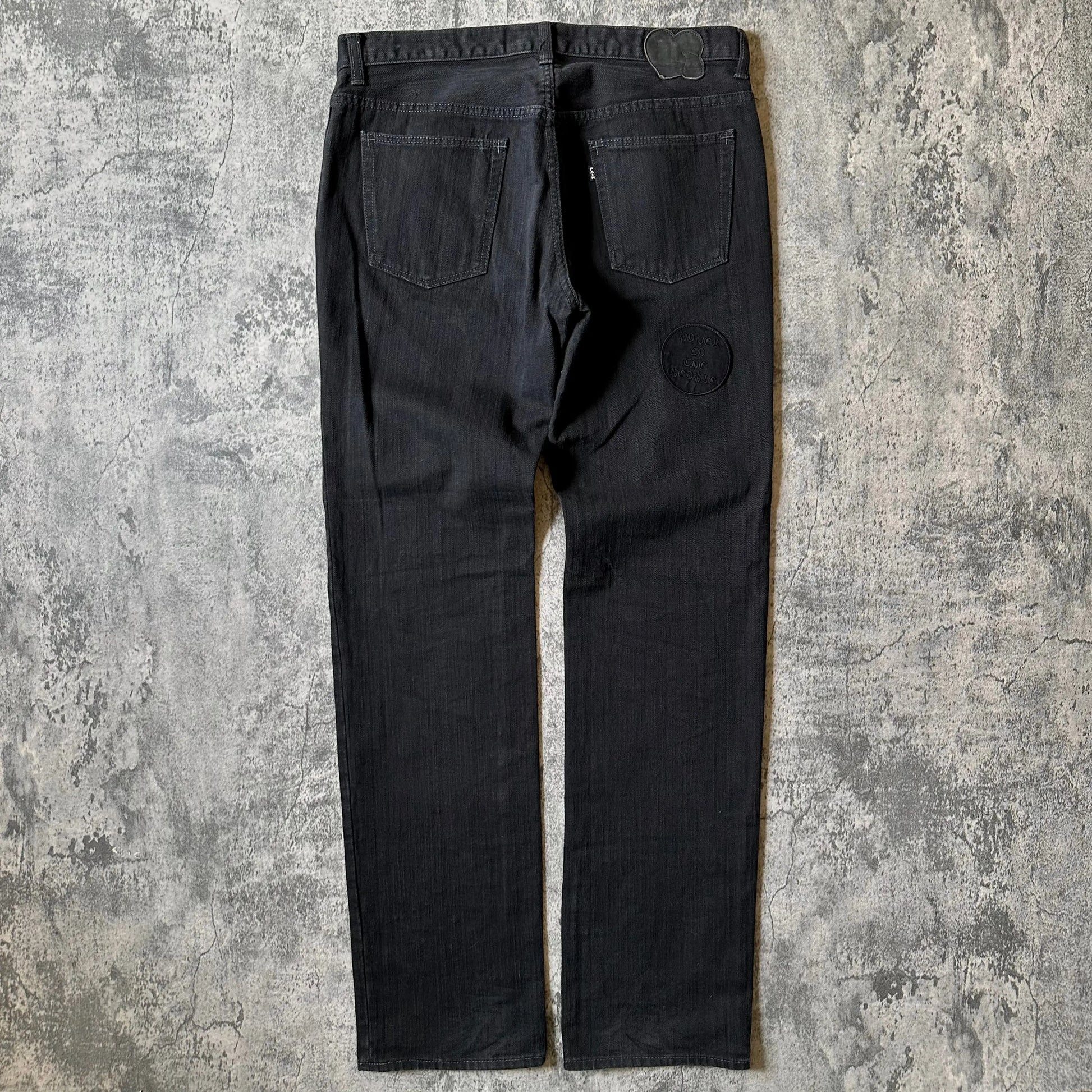 AW04 Number (N)ine “Give Peace a Chance” Patch Denim - 269archive