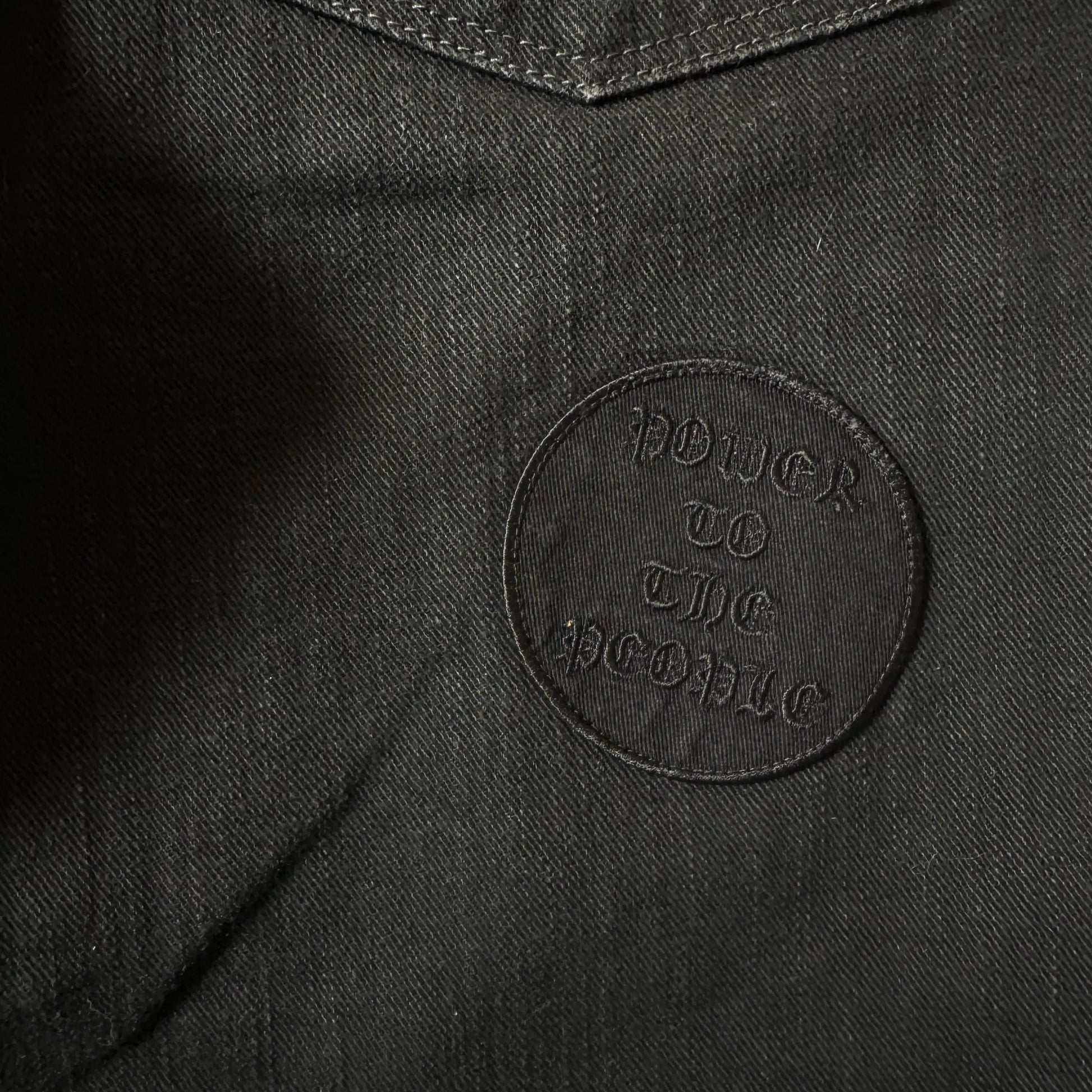AW04 Number (N)ine “Give Peace a Chance” Patch Denim - 269archive