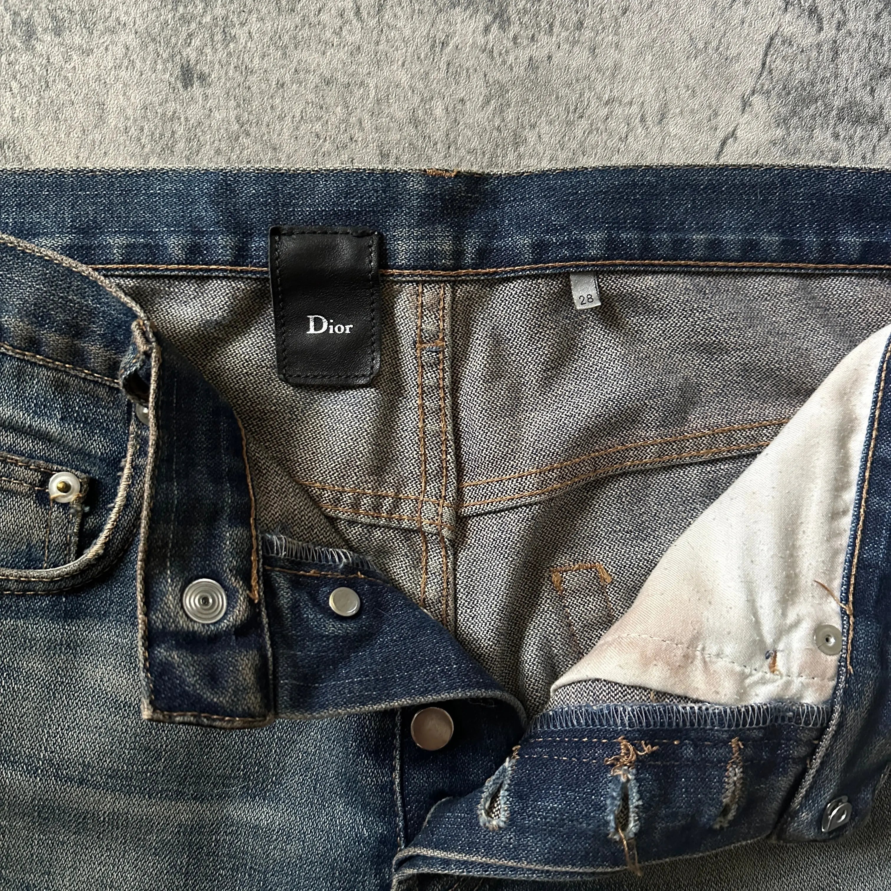 パンツ Dior Homme 2005 DENIM PANTS 28 Dior Homme by Hedi Slimane Autumn / Winter 2005 Low Rise