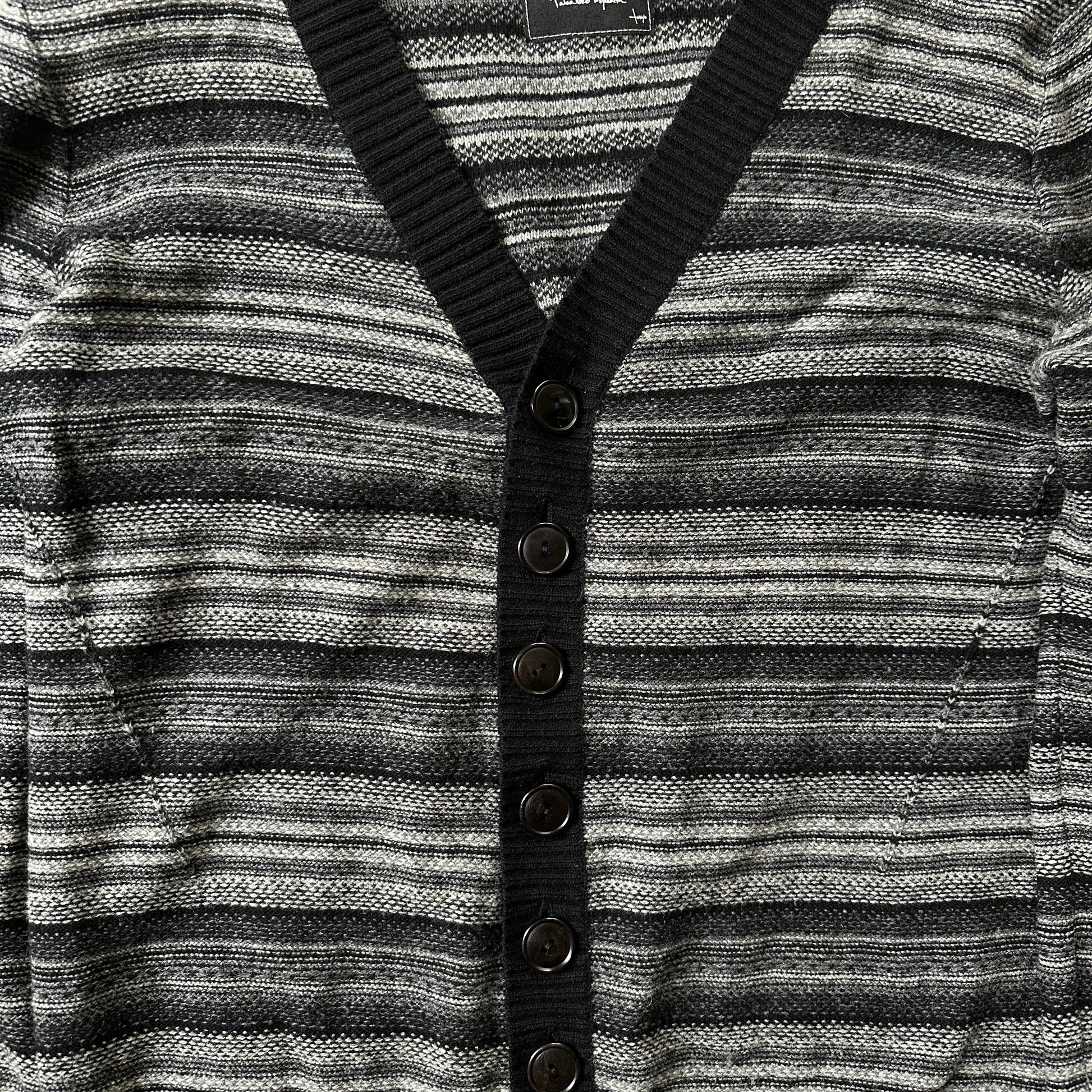 AW07 Number (N)ine Striped Cardigan - 269archive