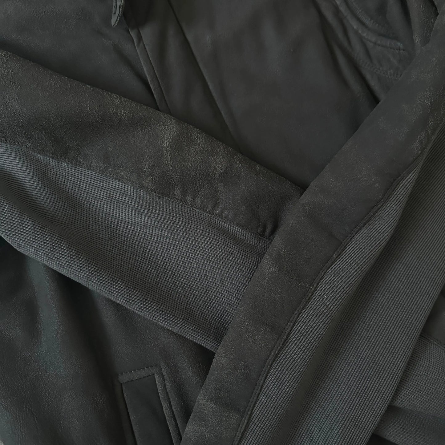 AW09 Rick Owens “Crust” Blistered Lamb Leather Pilot F-1 Jacket - 269archive