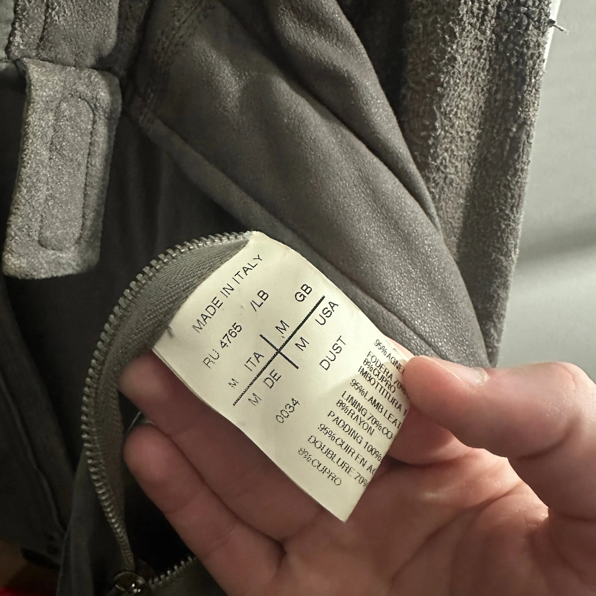AW09 Rick Owens “Crust” Blistered Lamb Leather Pilot F-1 Jacket - 269archive