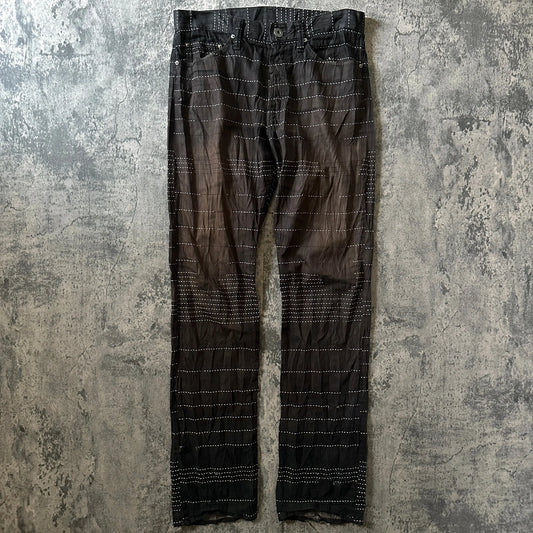 AW11 Runway Issey Miyake “Boro Stitched” APOC Pants - 269archive