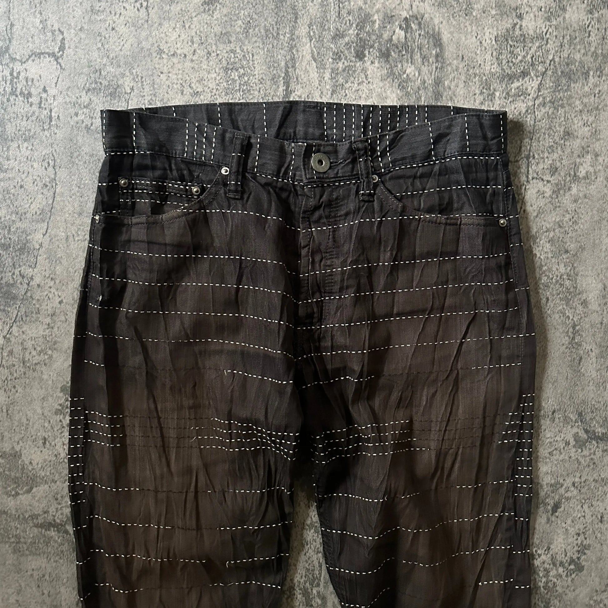 AW11 Runway Issey Miyake “Boro Stitched” APOC Pants - 269archive