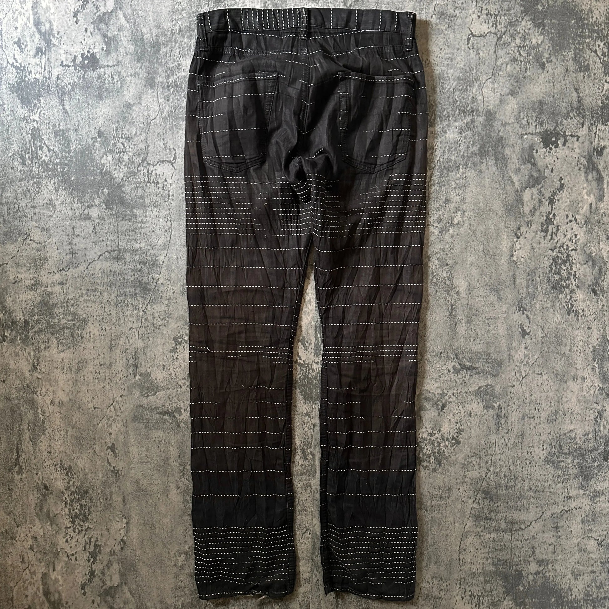 AW11 Runway Issey Miyake “Boro Stitched” APOC Pants - 269archive
