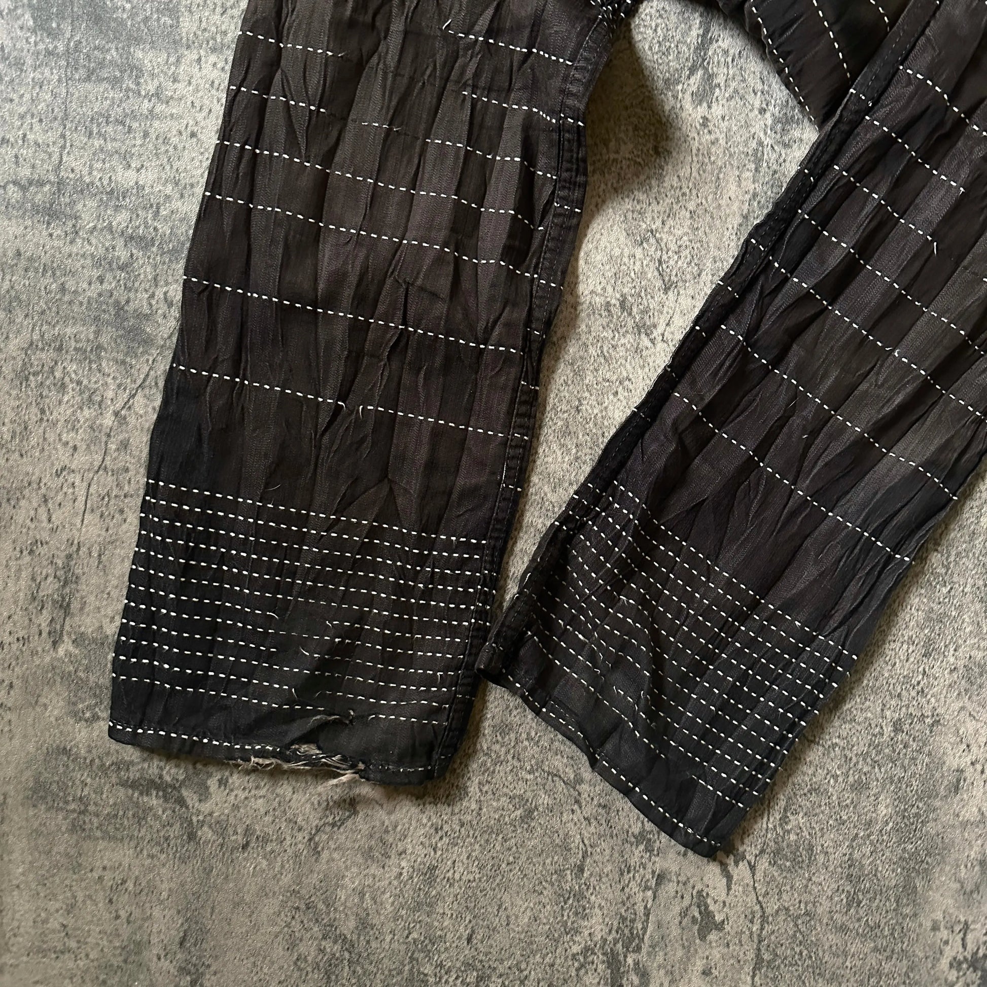 AW11 Runway Issey Miyake “Boro Stitched” APOC Pants - 269archive
