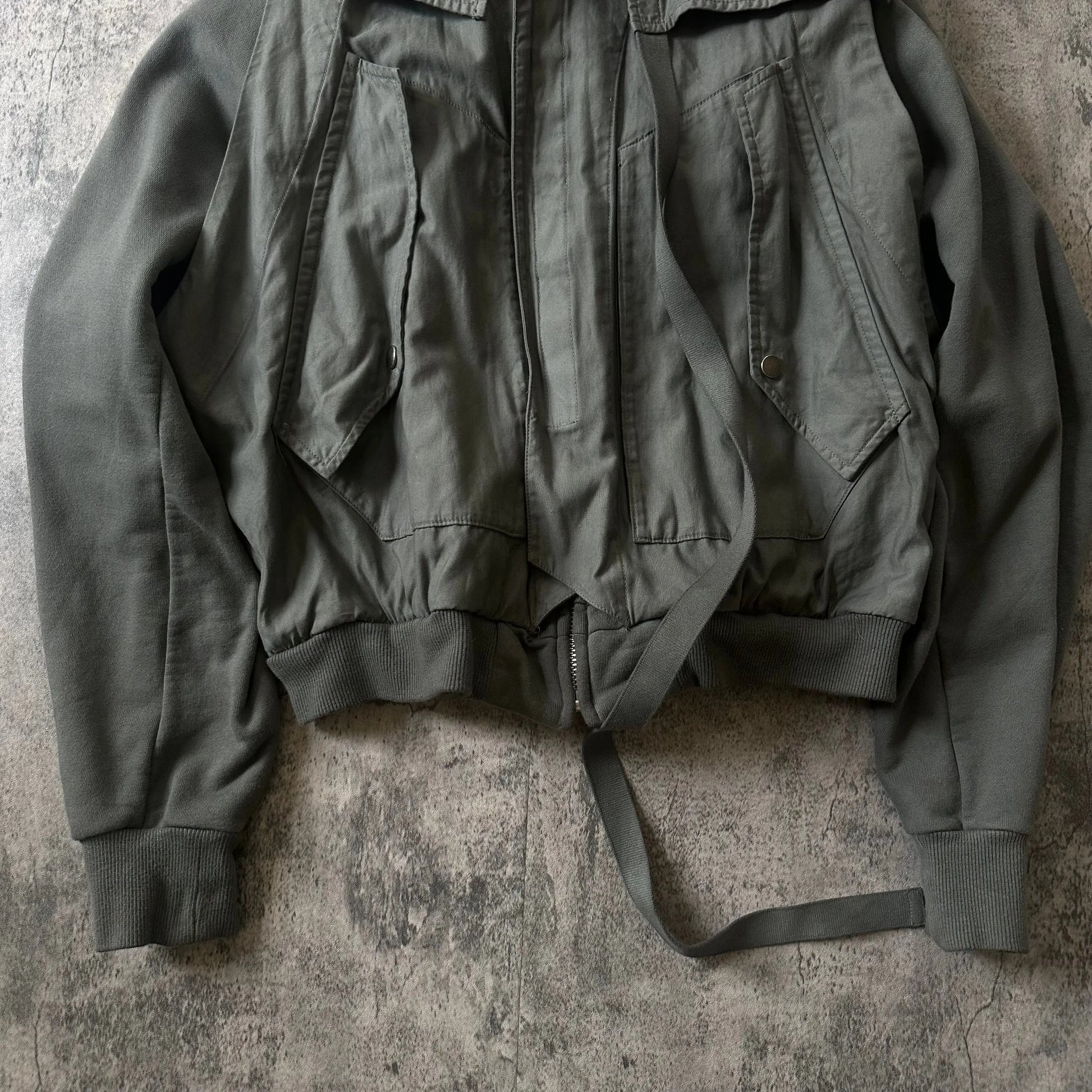 AW17 Julius_7 Sample “Parachute” Layered Bomber Jacket - 269archive
