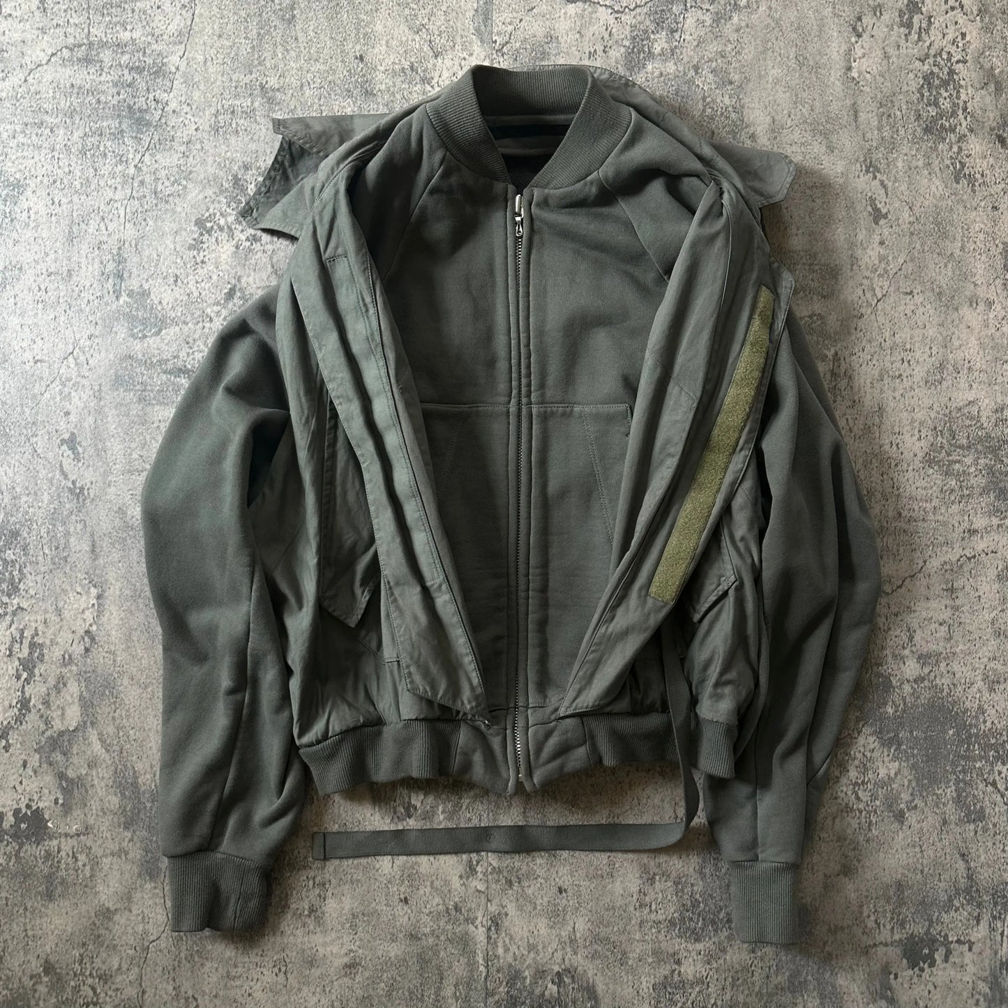 AW17 Julius_7 Sample “Parachute” Layered Bomber Jacket - 269archive