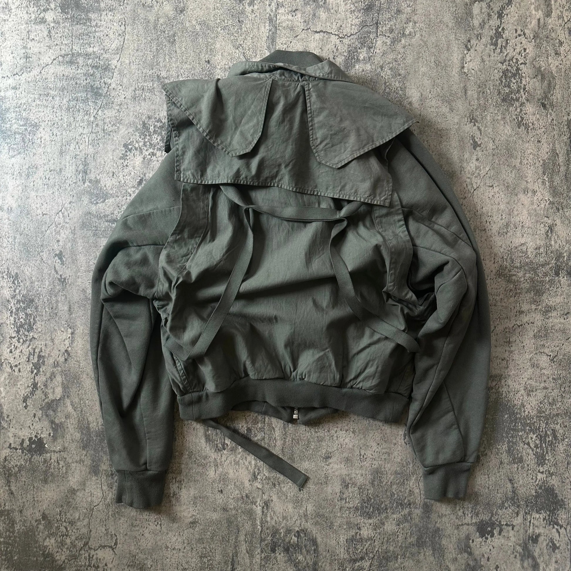 AW17 Julius_7 Sample “Parachute” Layered Bomber Jacket - 269archive