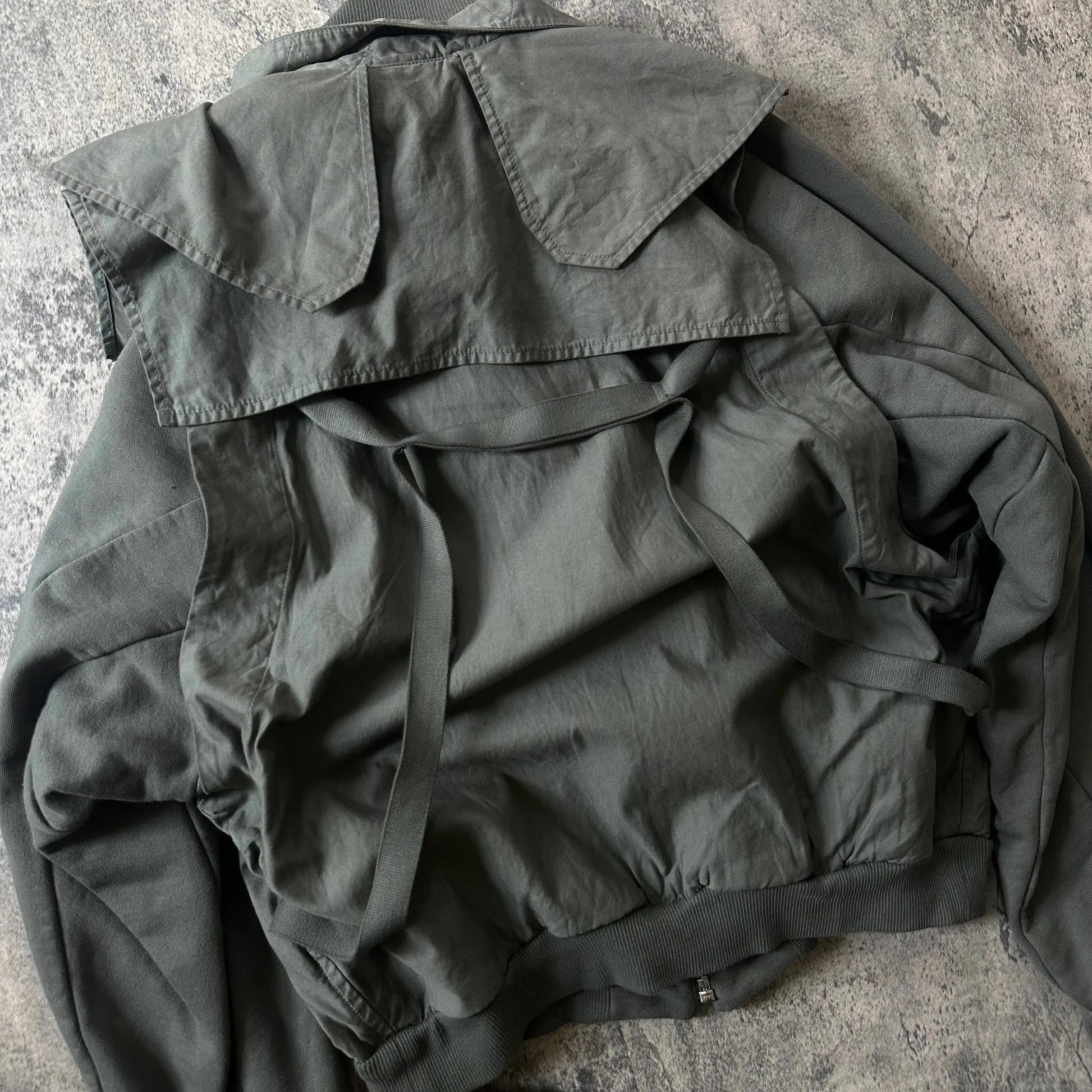 AW17 Julius_7 Sample “Parachute” Layered Bomber Jacket - 269archive