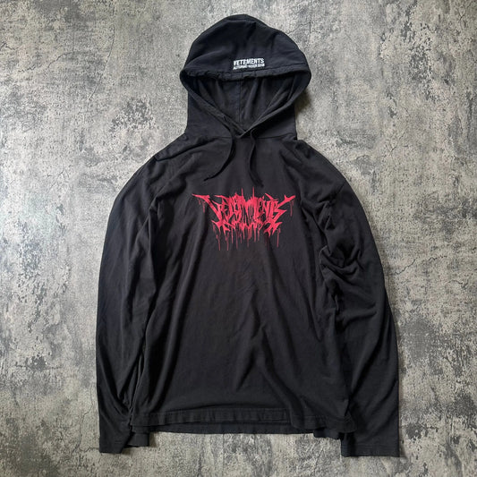 AW18 Vetements “Metal Tour” Oversized Hoodie - 269archive