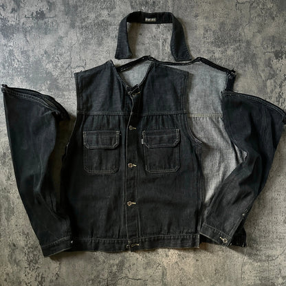 AW98 Undercover “Small Parts” Detachable Denim Jacket - 269archive