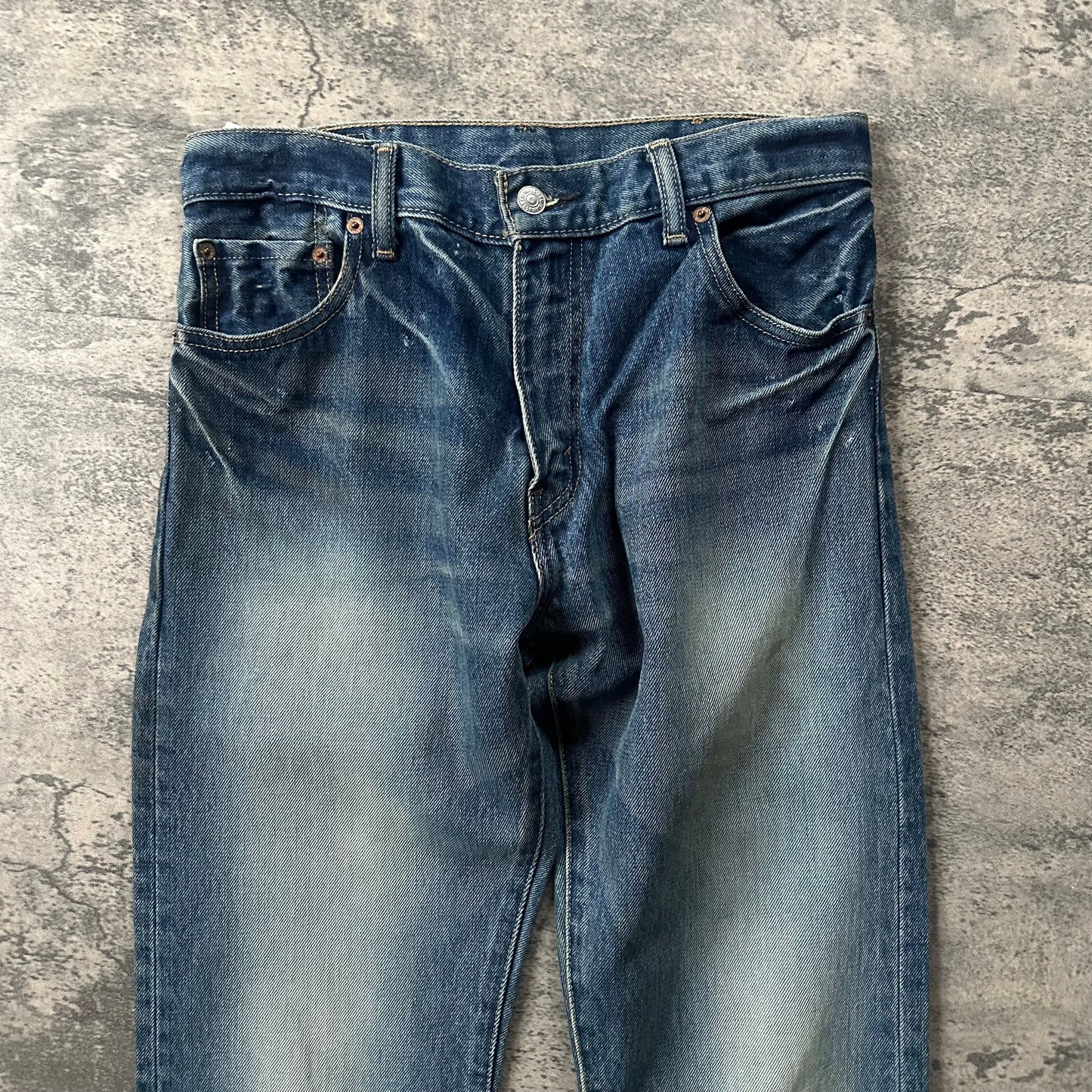Levi’s ‘Unhemmed’ 517 Bootcut Denim   269archive