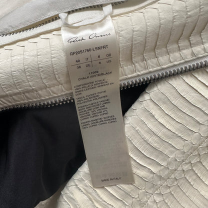 SS20 ‘Tecuatl’ Snakeskin Leather Jacket