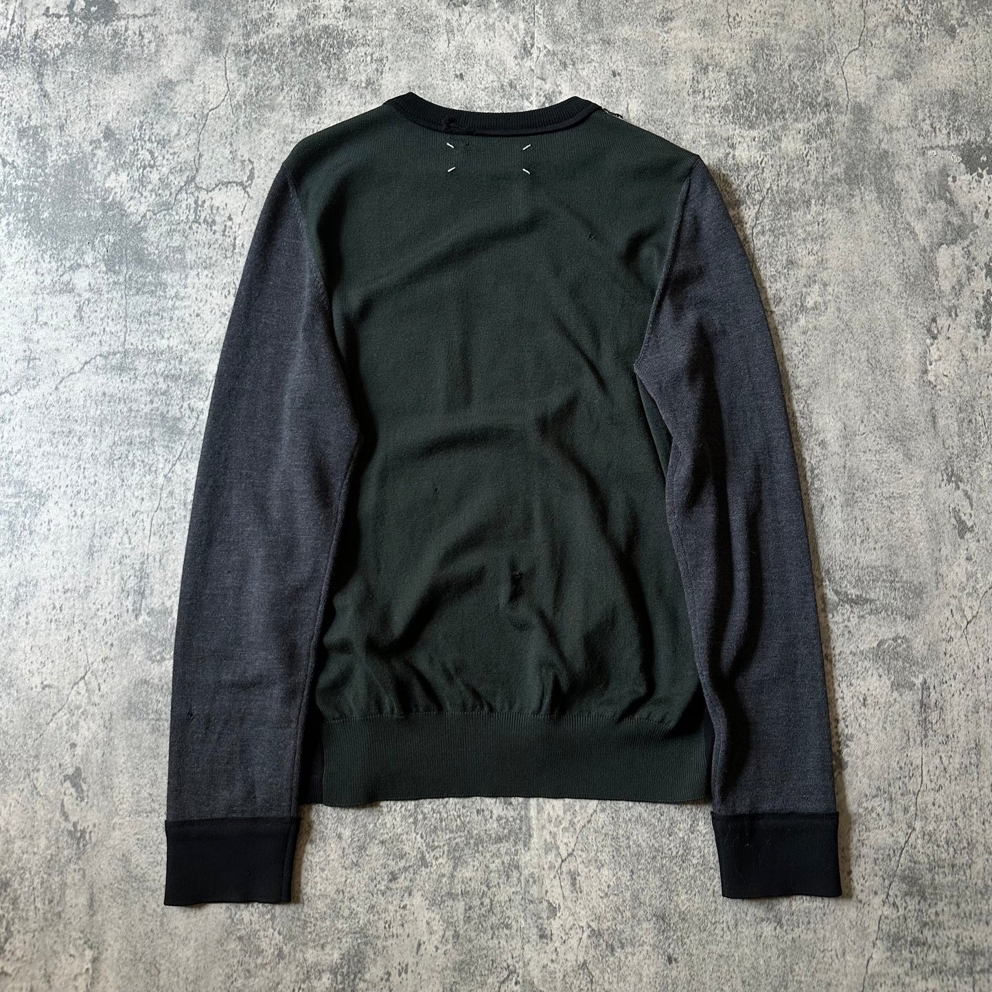 AW ‘Multicolor’ Single Pocket Knitted Sweater   269archive