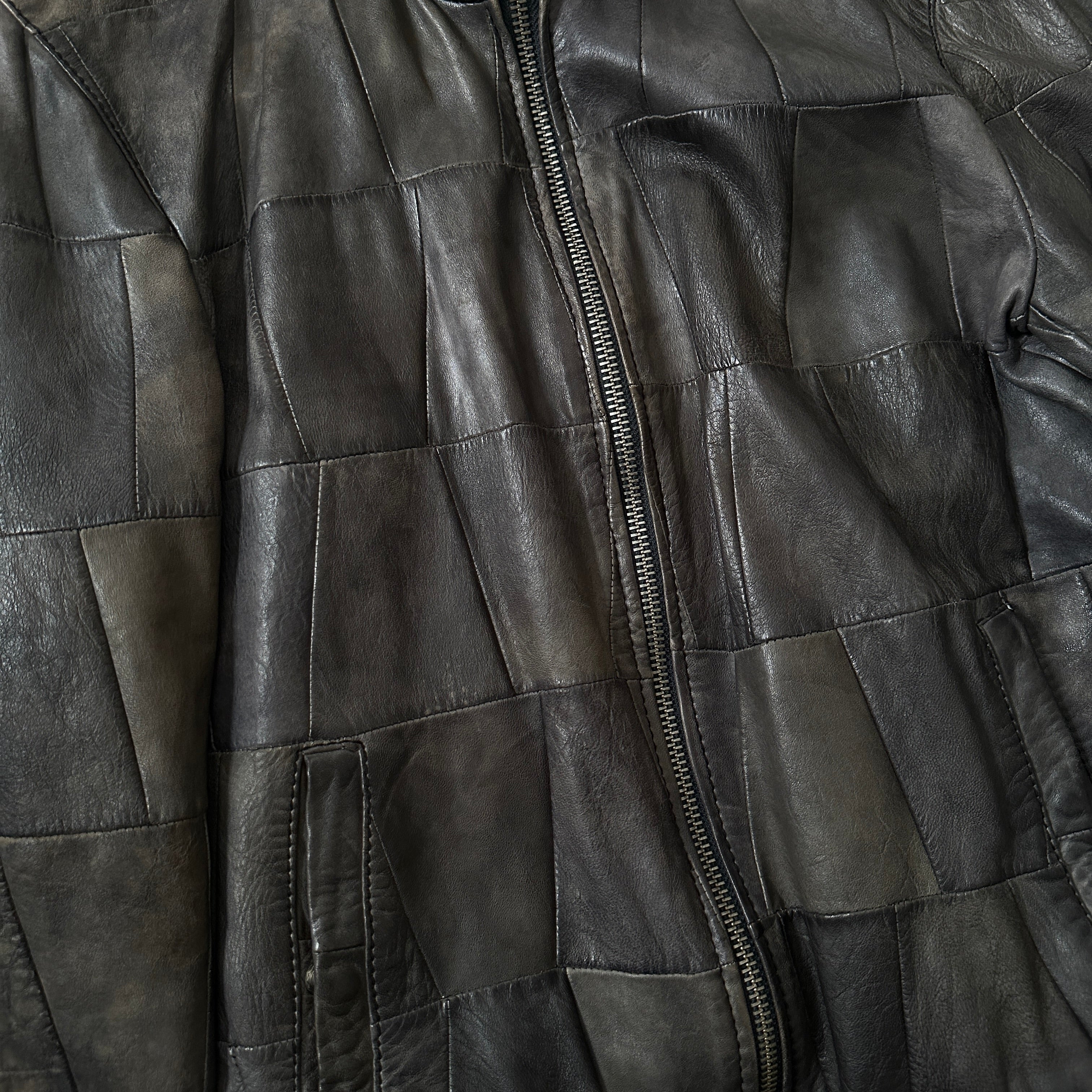 2000s Dolce & Gabbana “Patchwork” Leather Jacket