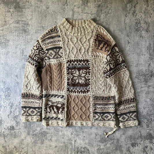 1990s Yoshiyuki Konishi Cable-Knit Sweater   269archive