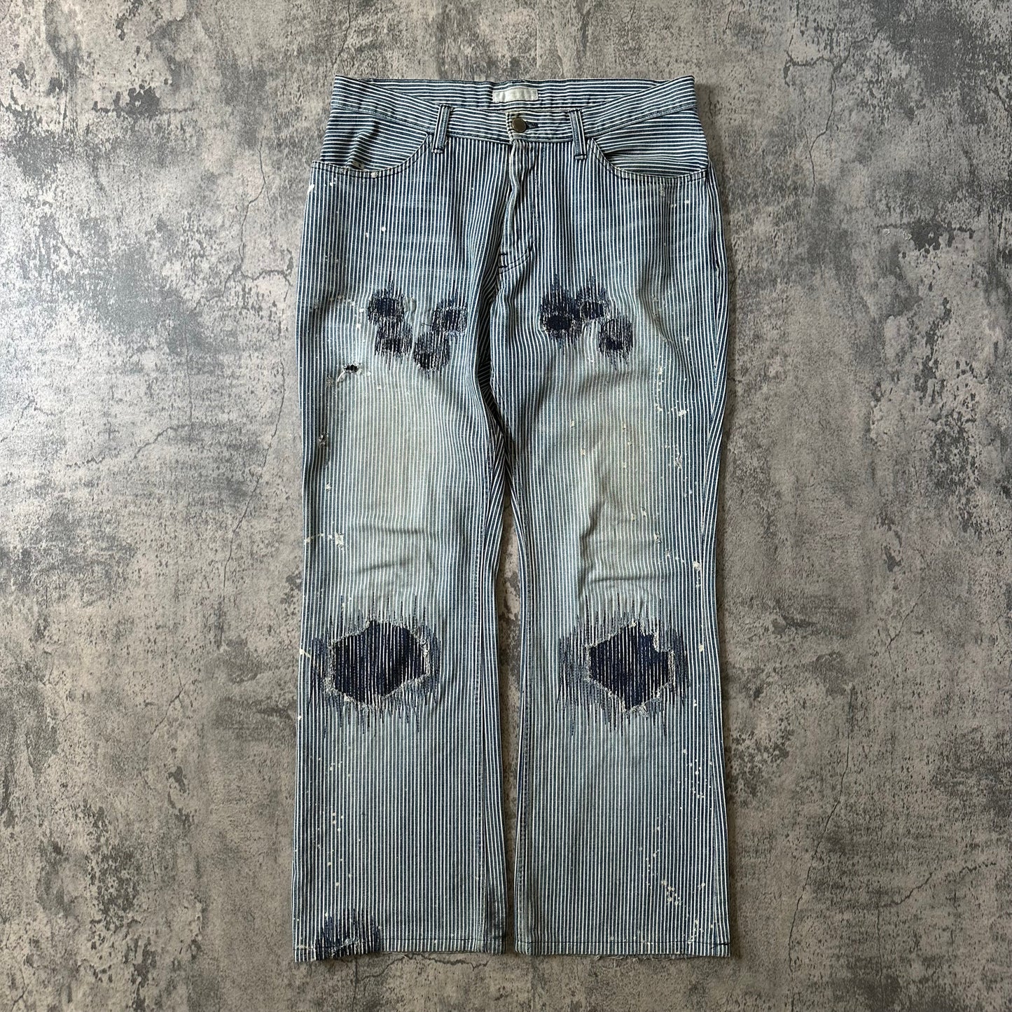AW01 “Hickory” Grunge Denim  Pants 269archive