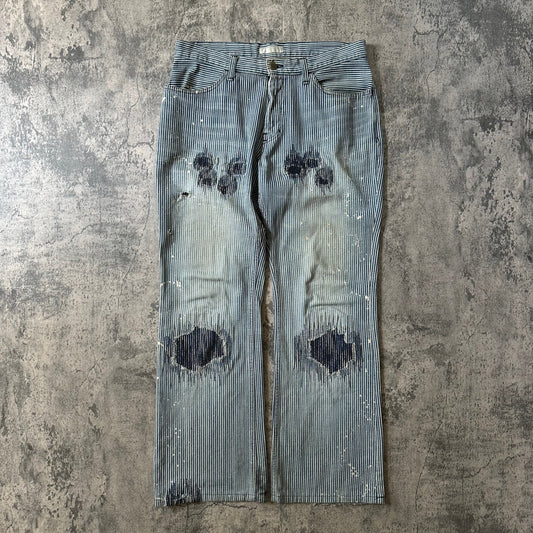 AW01 “Hickory” Grunge Denim  Pants 269archive