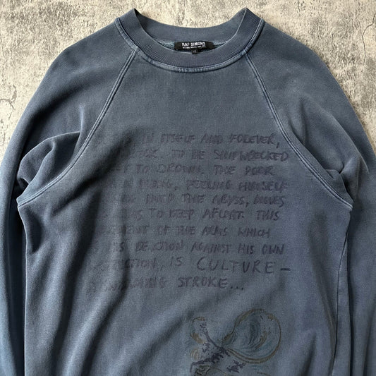 AW04 ‘Waves’ Shipwreck Poem Crewneck   269archive