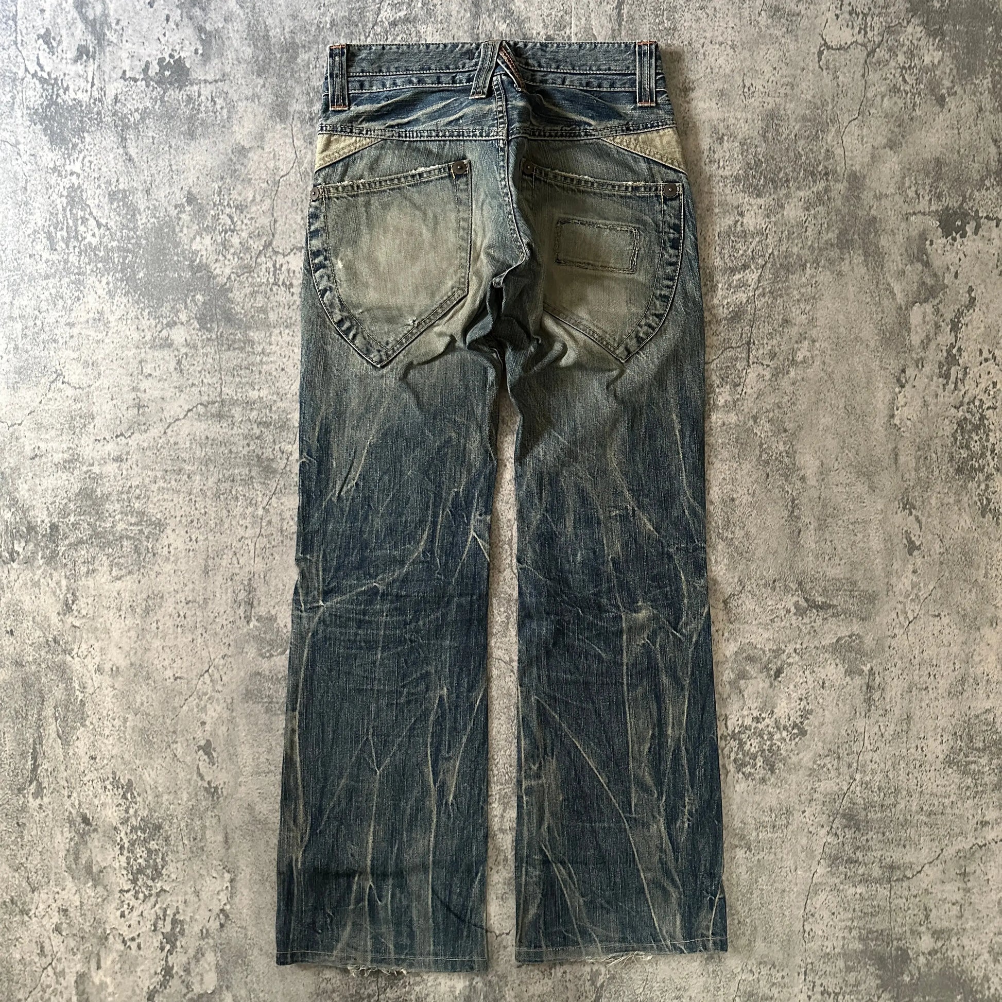 Blue Way Faded Bootcut Denim (31x32) - 269archive