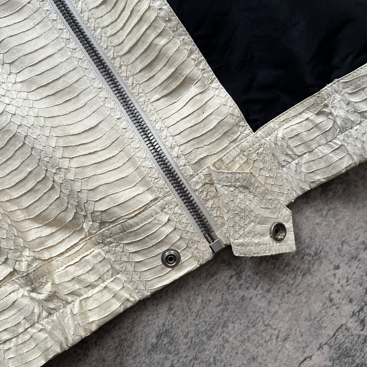 SS20 ‘Tecuatl’ Snakeskin Leather Jacket