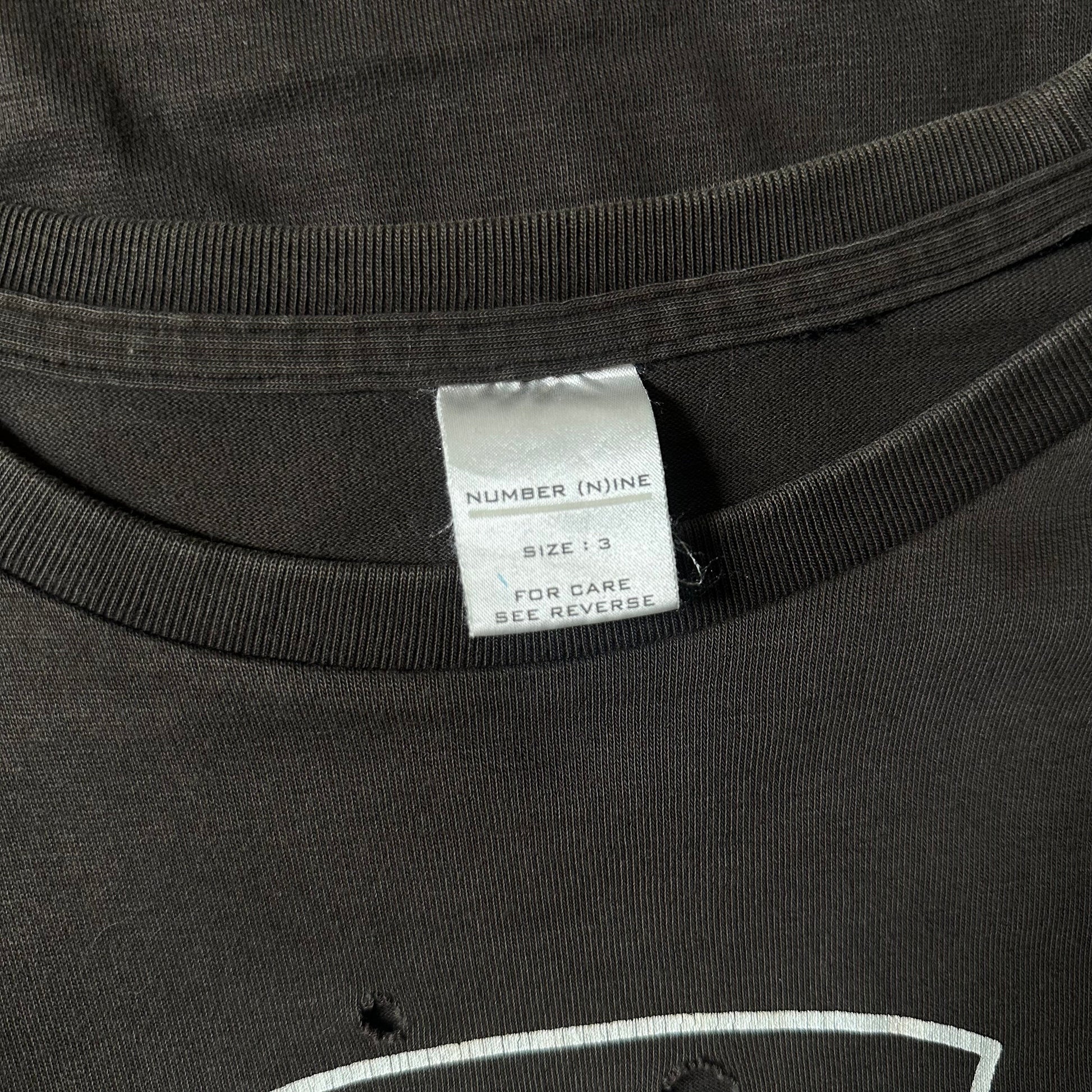 AW01 ‘Standards’ Distressed Shield Tee   269archive