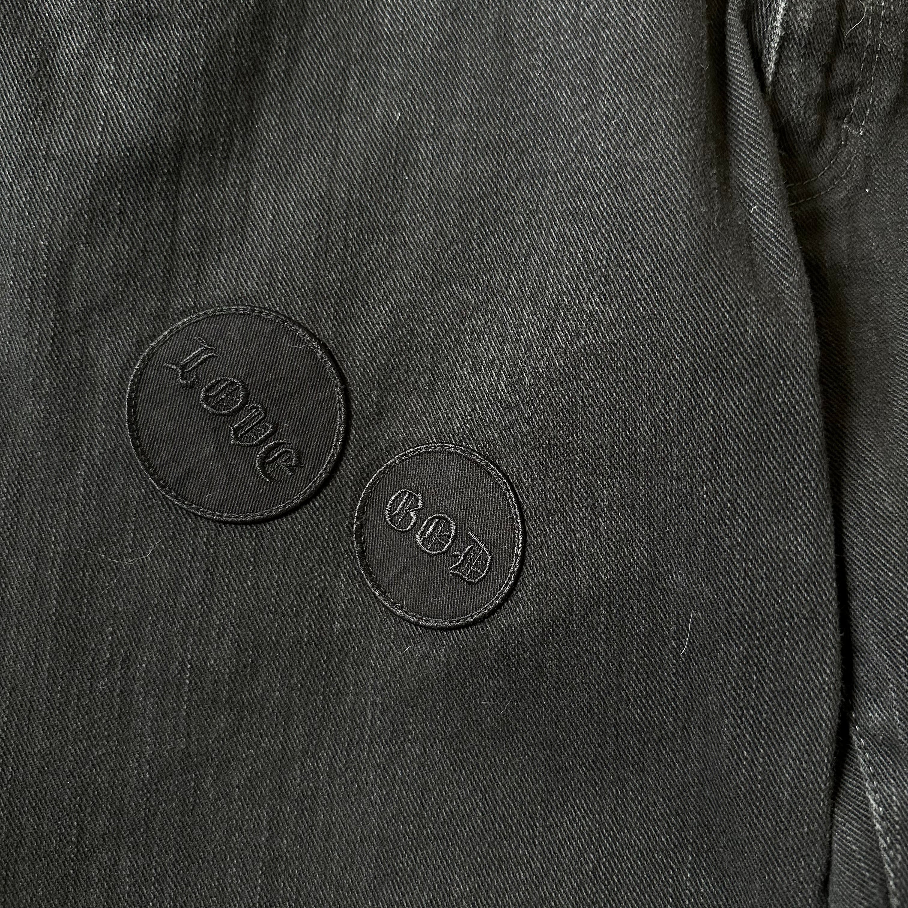 AW04 Number (N)ine “Give Peace a Chance” Patch Denim