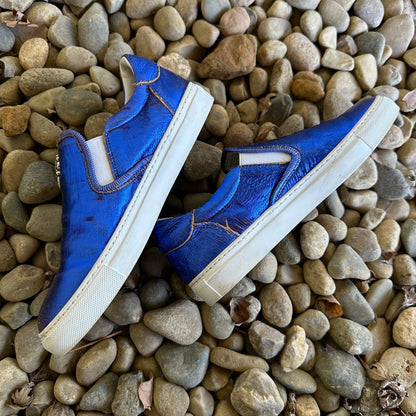 Chrome Hearts “Dagger” Metallic Slip-Ons - 269archive