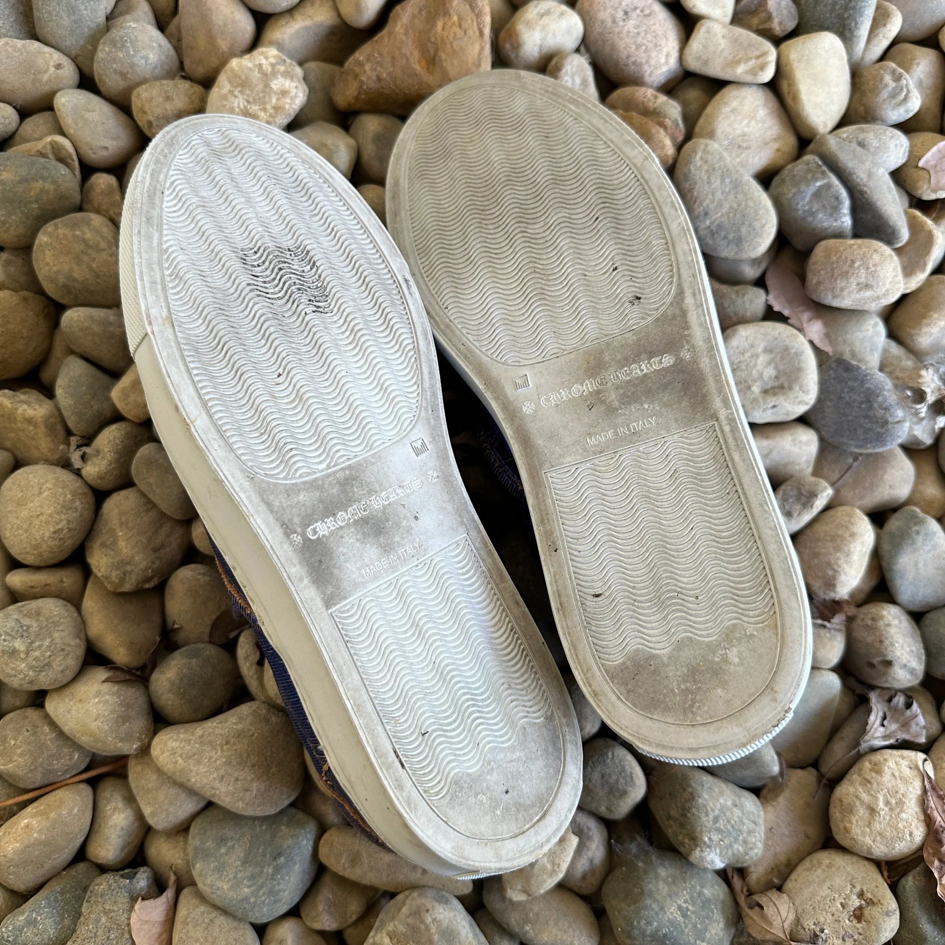Chrome Hearts “Dagger” Metallic Slip-Ons - 269archive
