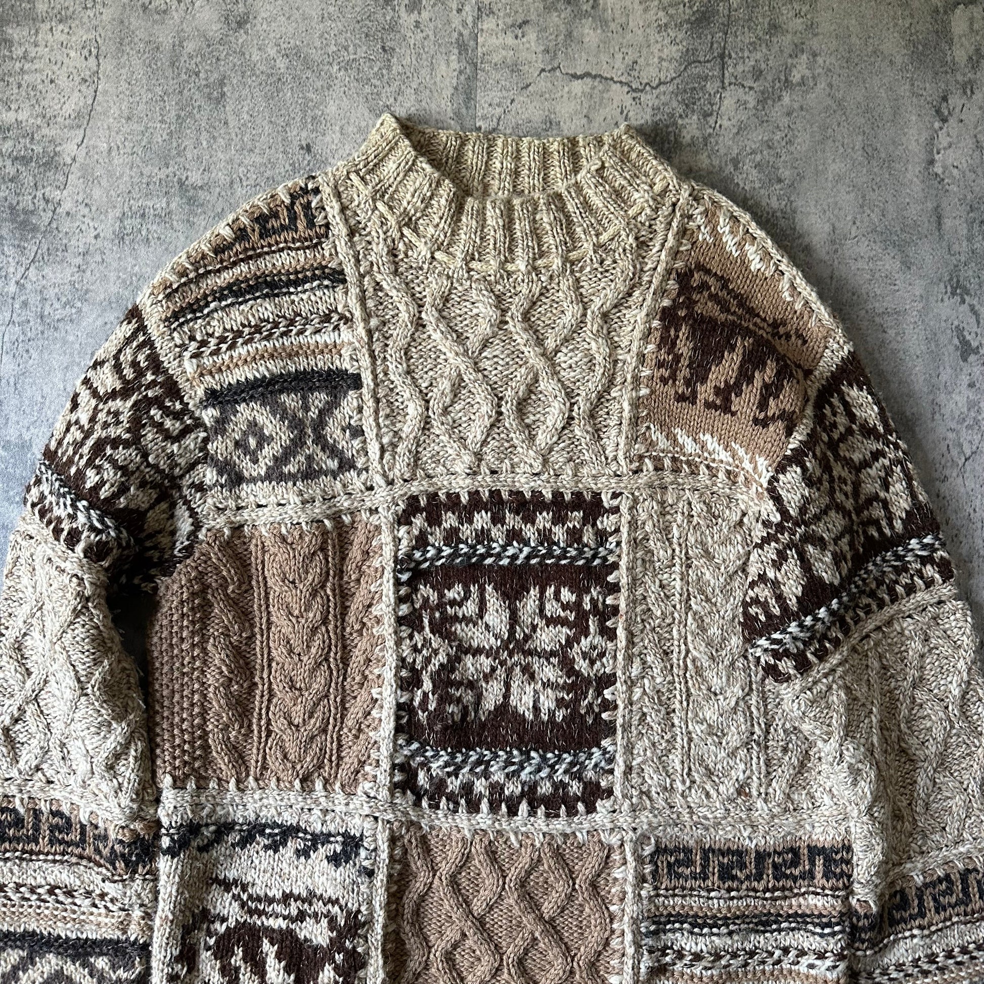 1990s Yoshiyuki Konishi Cable-Knit Sweater   269archive
