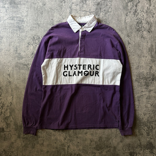 Hysteric Glamour Purple Rugby Shirt
