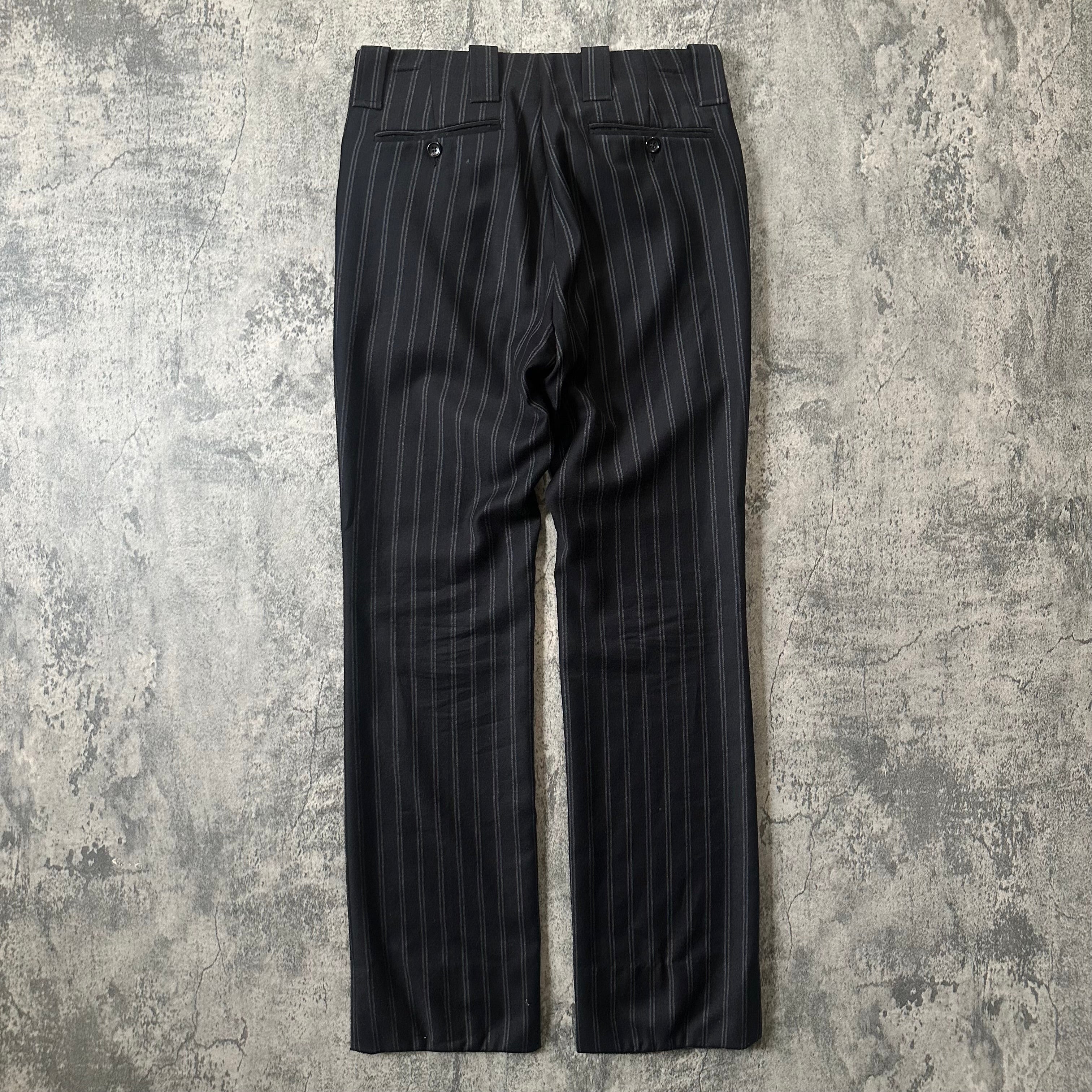 2000s Gucci by Tom Ford “Pinstripe” Bootcut Pants