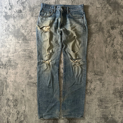 Edwin Thrashed 503 Denim (32x33) - 269archive