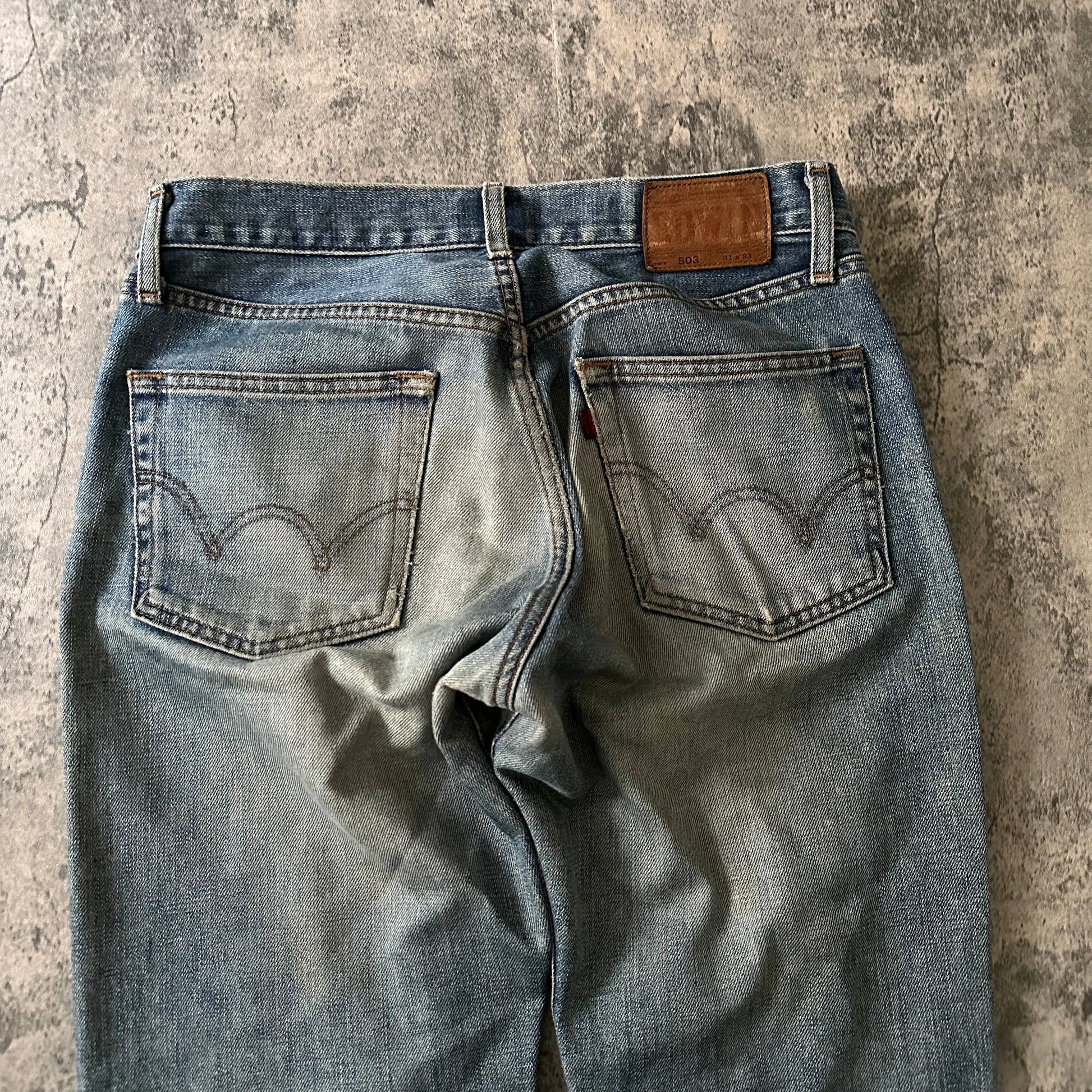 Edwin Thrashed 503 Denim (32x33) - 269archive
