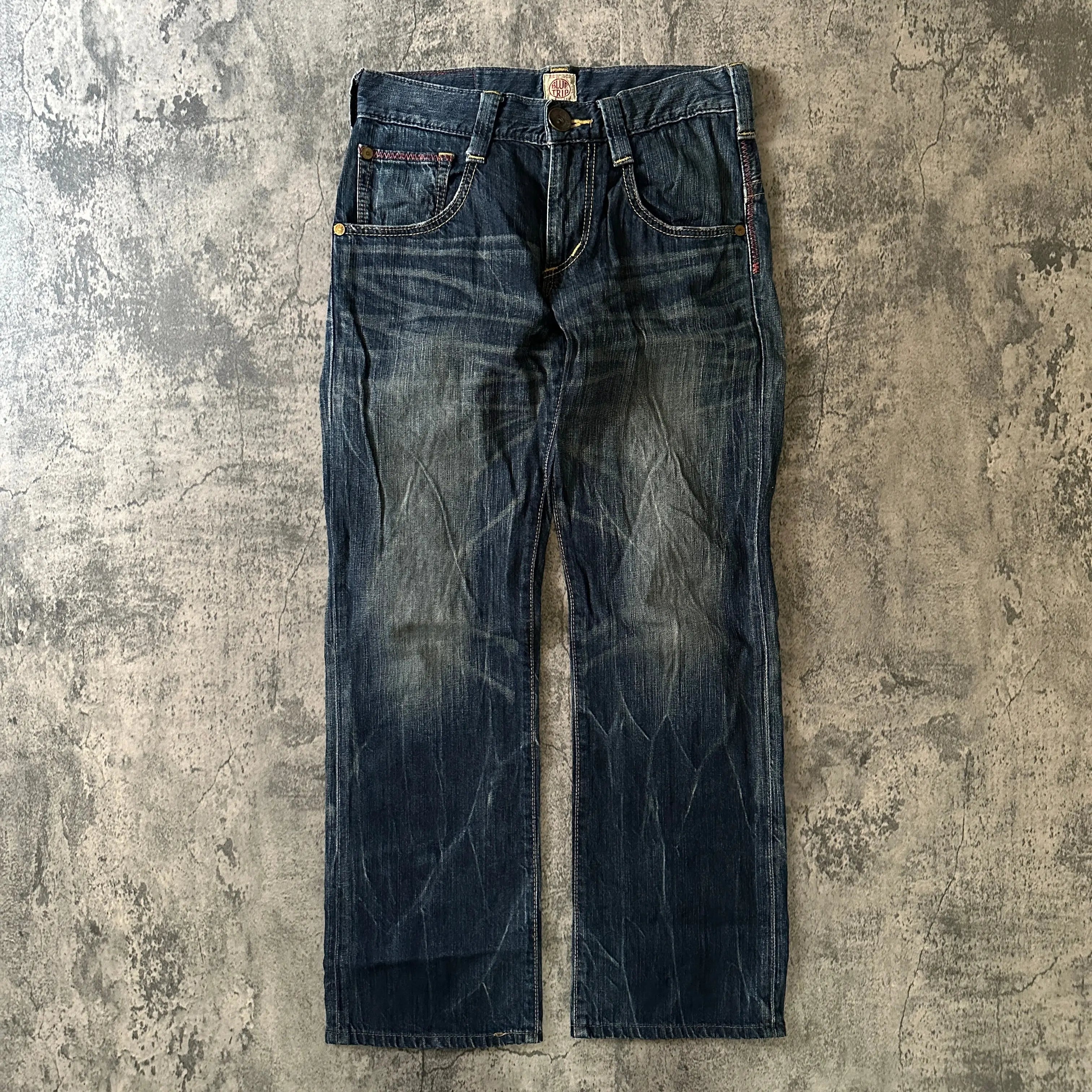 ✅archive full count grunge damage denim 14th Addiction Mud Waxed Clawmark Denim Semantic Design